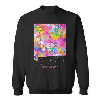 ニューメキシコ州の地図 スウェットシャツ - Kawaiitshirt