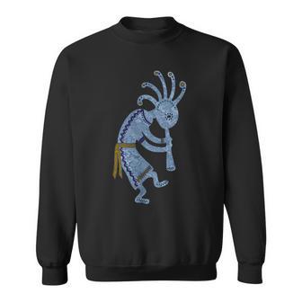 ネイティブアメリカン プエブロ カチナ スピリット ココペリ 3 スウェットシャツ - Kawaiitshirt