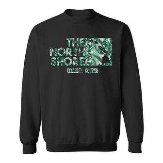 ノースショア ハワイ モンステラリーフ スウェットシャツ - Kawaiitshirt