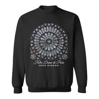 ノートルダム大聖堂 ローズウィンドウ スウェットシャツ - Kawaiitshirt