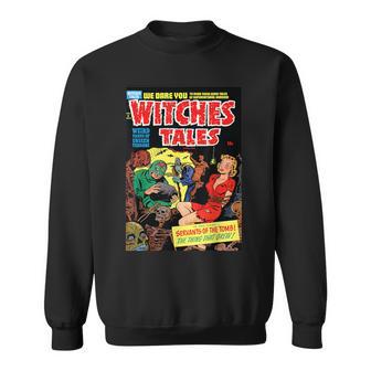 ハロウィン ホラー ヴィンテージ 魔女 コミックブック レトロ 怖い 面白い スウェットシャツ - Kawaiitshirt