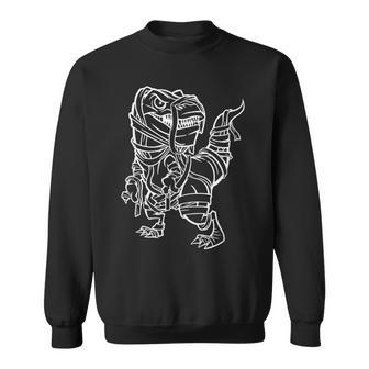 ハロウィン 面白い ミイラ恐竜 スウェットシャツ - Kawaiitshirt