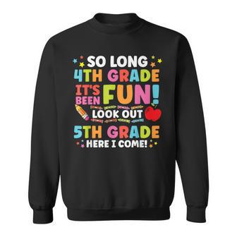 ハロー5年生 長い間第4回楽しい卒業式 学校へ戻る スウェットシャツ - Kawaiitshirt