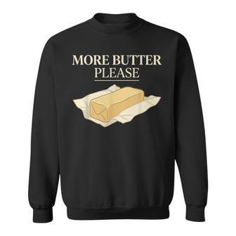 バター愛好家 塩漬けバター スティックオブバター 面白いバター スウェットシャツ - Kawaiitshirt