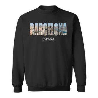 バルセロナ スペイン ジャージ バルセロナ エスパーニャ ヴィンテージ お土産 スウェットシャツ - Kawaiitshirt