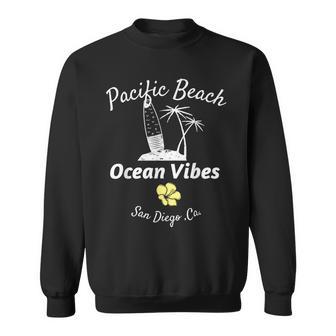 パシフィックビーチ サンディエゴ オーシャンバイブ スウェットシャツ - Kawaiitshirt
