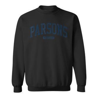パーソンズ カンザス Ks カレッジユニバーシティスタイル ブルー スウェットシャツ - Kawaiitshirt