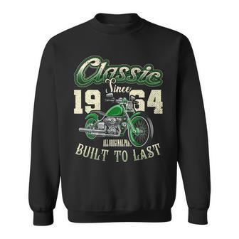 ビンテージ バイク バイカー バイクの誕生日 1964 年生まれ 長袖tシャツ スウェットシャツ - Kawaiitshirt