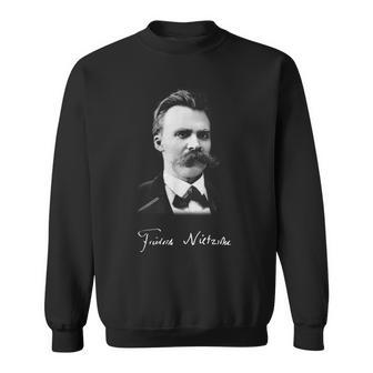 フリードリヒ・ニーチェ 哲学 ドイツ 哲学者 知恵 Nietzsche German Philosopher スウェットシャツ - Kawaiitshirt