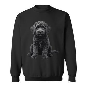 ブラックラブラドゥードル犬のアートデザイン。 長袖tシャツ スウェットシャツ - Kawaiitshirt