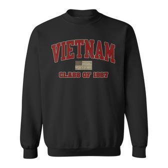 ベトナム戦争退役軍人シャツ ミリタリークラス 1967年 スウェットシャツ - Kawaiitshirt