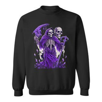 ホラー 死神とオカルト ゴシック スウェットシャツ - Kawaiitshirt