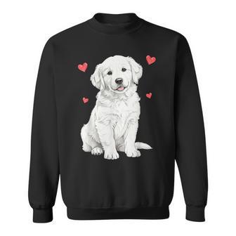 ホワイトゴールデンレトリバー ホワイトイングリッシュクリーム ゴールデンレトリバー スウェットシャツ - Kawaiitshirt