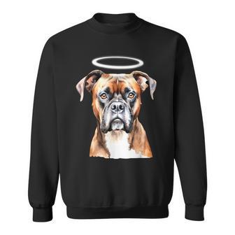 ボクサー 犬 天使 スウェットシャツ - Kawaiitshirt