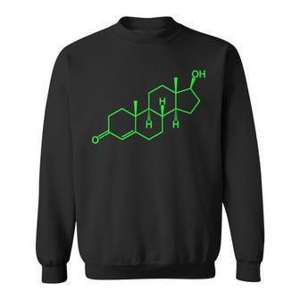 ボディビルディング テストステロンステロイドシャツ テストユーザーへのギフト スウェットシャツ - Kawaiitshirt