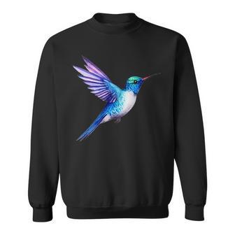 ポケットにハチドリ 水彩ハチドリのデザイン。 スウェットシャツ - Kawaiitshirt