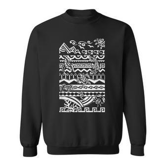 ポリネシア トライバル ハワイアン マオリ 太陽 ウミガメ 動物 スウェットシャツ - Kawaiitshirt