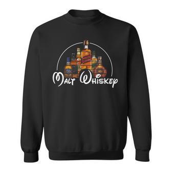 モルトウイスキーシャツ ファンシャツ ウィスキーパロディ スウェットシャツ - Kawaiitshirt