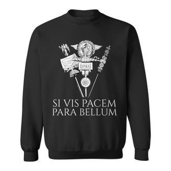 ラテン語の引用句 -Iis Pacem Para Bellum 古代ローマpqr 長袖tシャツ スウェットシャツ - Kawaiitshirt