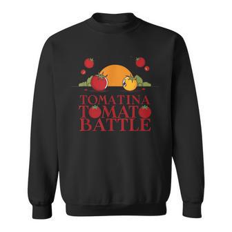 ラ・トマティーナ トマトバトルフェスティバル スウェットシャツ - Kawaiitshirt