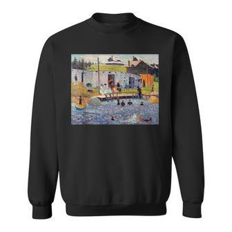 ルノワール 面白いtシャツ アート 絵画 メンズ レディース 面白い 服 美術 おもしろ スウェットシャツ - Kawaiitshirt