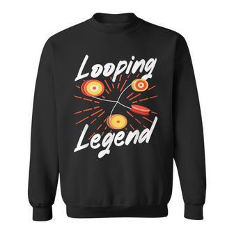 ルーピング レジェンド ヨーヨー ジャグリング ヨーヨーイング ヨーヨー スウェットシャツ - Kawaiitshirt