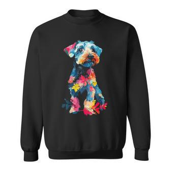 レイクランドテリア 犬 グラフィック ペットアート レイクランドテリア スウェットシャツ - Kawaiitshirt