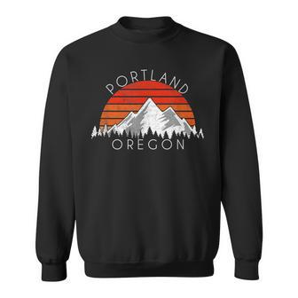 レトロ ヴィンテージ ポートランド オレゴン アンティーク調 スウェットシャツ - Kawaiitshirt