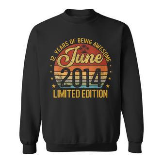 レトロ2014年6月限定版 12歳の12歳の誕生日 スウェットシャツ - Kawaiitshirt