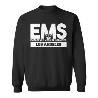 ロサンゼルス カリフォルニア Ems 救急救命士 Emt ユニフォーム スウェットシャツ - Kawaiitshirt