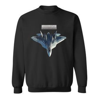 ロシアのステルス機第5世代su-57 スウェットシャツ - Kawaiitshirt