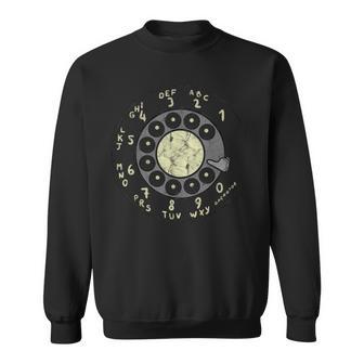ロータリーダイヤルヴィンテージ古い電話番号 スウェットシャツ - Kawaiitshirt