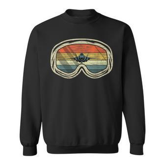 ヴィンテージ F-35 戦闘機 ミリタリー ヘルメット ゴーグル スウェットシャツ - Kawaiitshirt