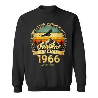 ヴィンテージカー 1966 年5月 60 歳の誕生日 1966 年のクラシックカー スウェットシャツ - Kawaiitshirt