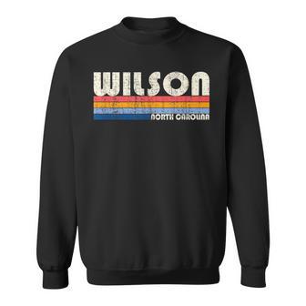 ヴィンテージレトロ70年代80年代スタイルノースカロライナ州ウィルソンの故郷 スウェットシャツ - Kawaiitshirt
