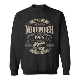 ヴィンテージ還暦伝説 1966年11月 60歳の贈り物 スウェットシャツ - Kawaiitshirt
