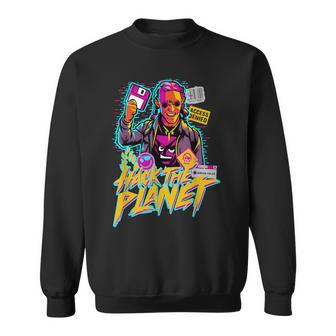 ヴェイパーウェーブ・ハック・ザ・プラネット スウェットシャツ - Kawaiitshirt