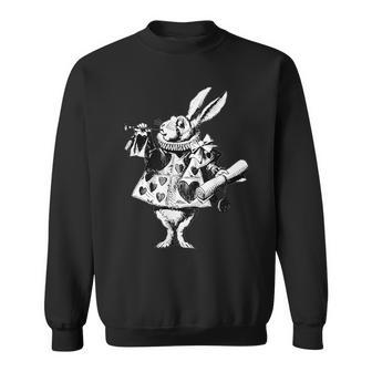 不思議の国のアリス 白うさぎ スウェットシャツ - Kawaiitshirt
