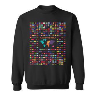 世界の国の国旗 インターナショナル スウェットシャツ - Kawaiitshirt