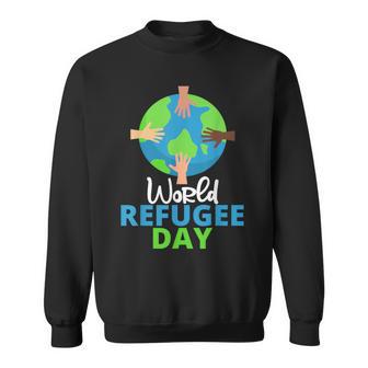 世界難民の日 難民プライド スウェットシャツ - Kawaiitshirt
