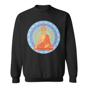 仏 マインドフルネス 仏前 ガウタマ仏教 愛 優しさ 長袖tシャツ スウェットシャツ - Kawaiitshirt
