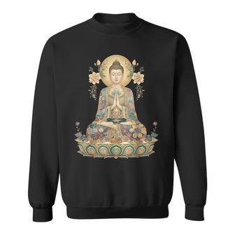 仏像 ヨガ 仏教 禅 瞑想 スウェットシャツ - Kawaiitshirt