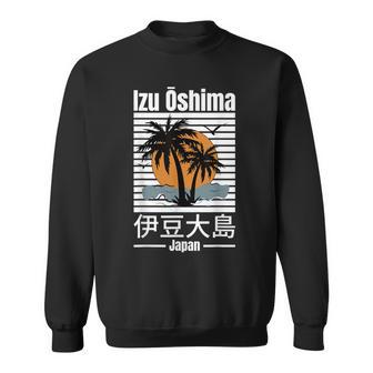 伊豆 大島 日本旅行好き 日本の島 スウェットシャツ - Kawaiitshirt