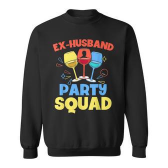 元夫パーティー隊 離婚 皮肉なことに セパレート バツイチ 元 スウェットシャツ - Kawaiitshirt