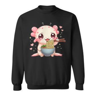 可愛いウーパールーパーラーメン スウェットシャツ - Kawaiitshirt