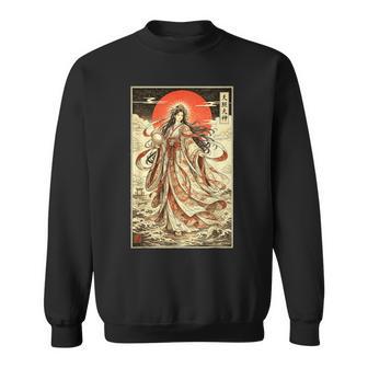 天照神道 女神 日本神話 浮世絵 スウェットシャツ - Kawaiitshirt