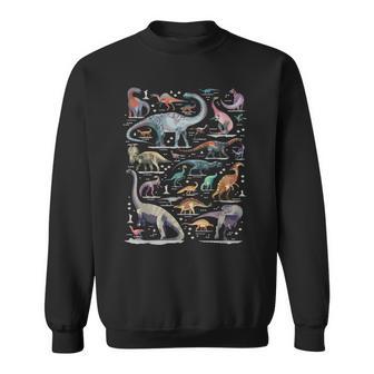 恐竜の種類 恐竜 識別 ヴィンテージ スウェットシャツ - Kawaiitshirt