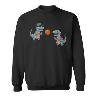 恐竜バスケットボール スウェットシャツ - Kawaiitshirt