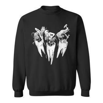 悪魔の歯痛 歯医者 クラシックイラスト スウェットシャツ - Kawaiitshirt