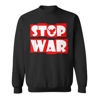 戦争なし 反戦 平和のハト スウェットシャツ - Kawaiitshirt